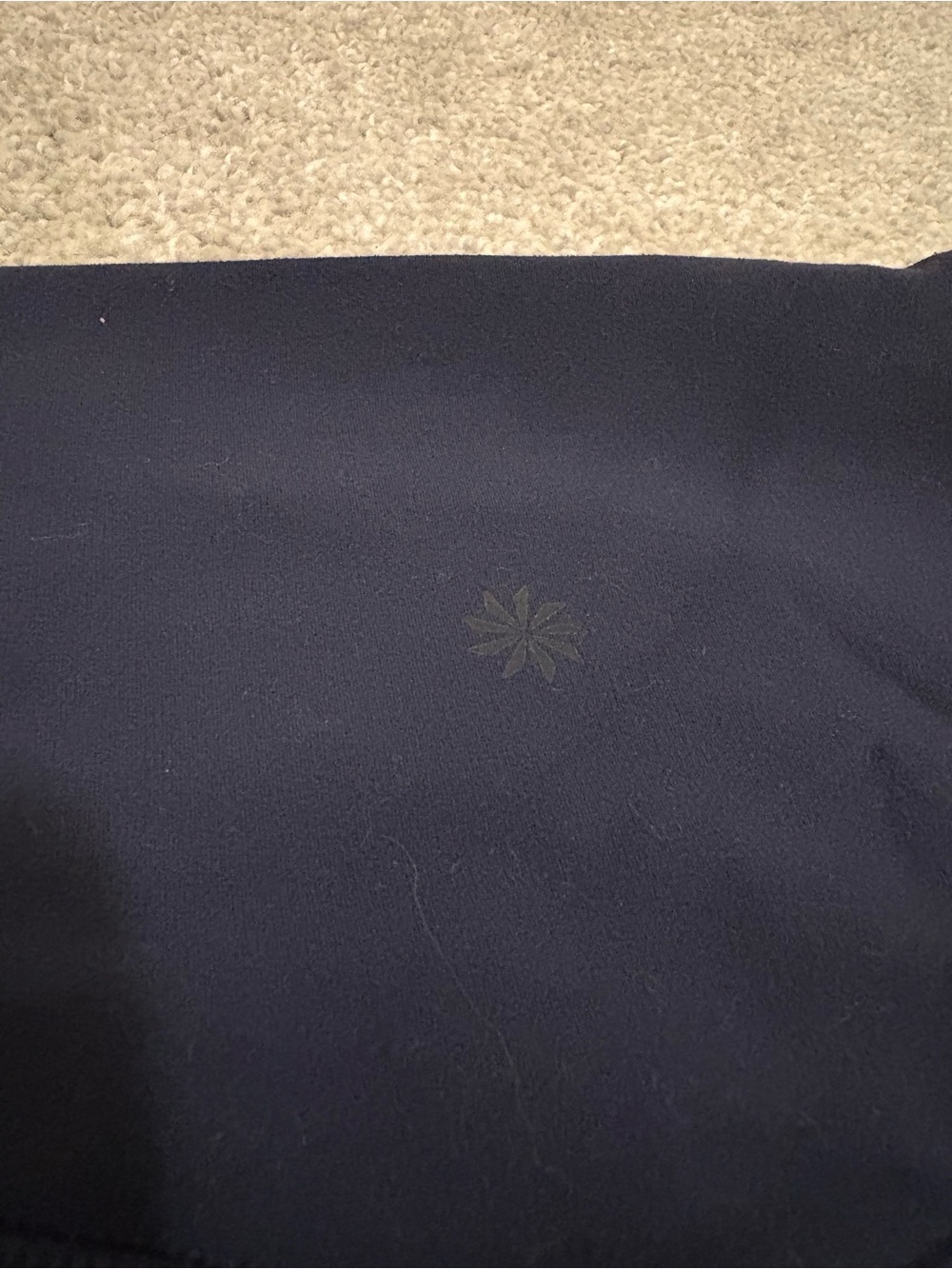 Athleta navy Capri leggings - Picture 4 of 6